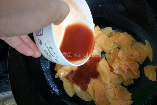 糖醋红薯片的做法图解11