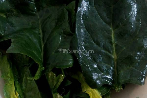 菠菜蜜豆海绵蛋糕的做法图解2
