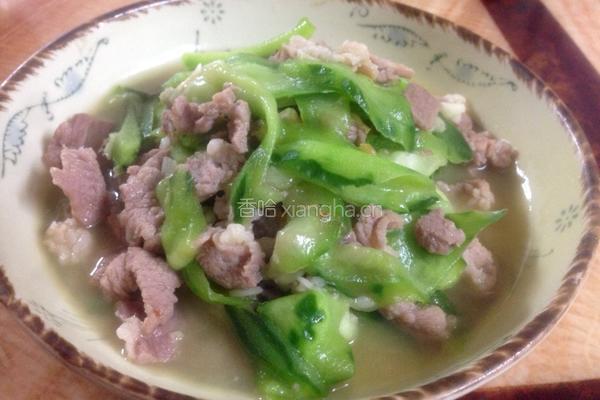 角瓜炒肉片