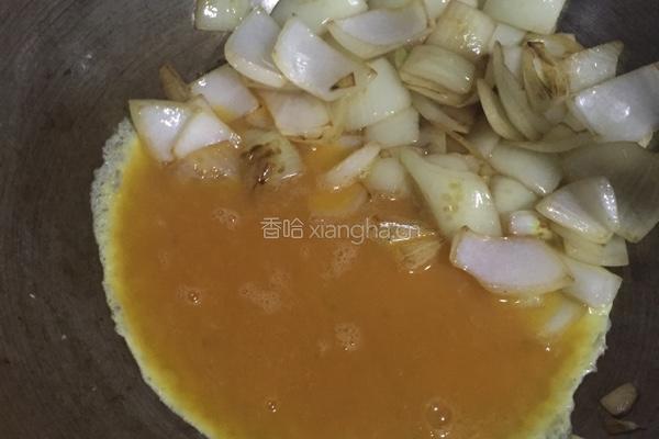 圆葱炒鸡蛋的做法图解4