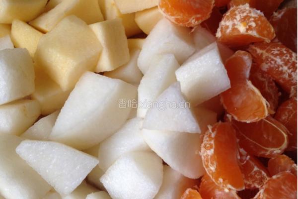 三色水果饮的做法图解1