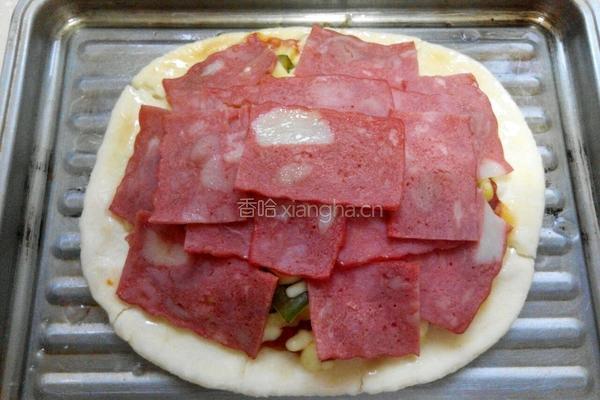 培根比萨的做法图解6