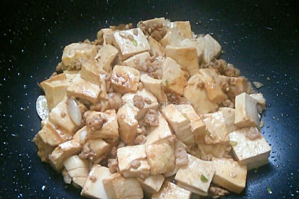 肉沫炖豆腐的做法图解8