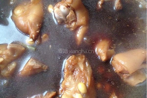 黄豆炖猪蹄的做法图解9
