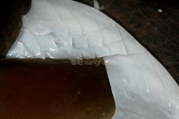 鱿鱼爆炒西芹的做法图解4