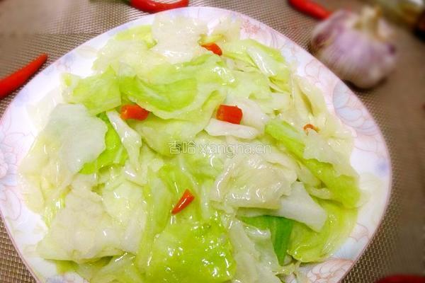 清炒包菜的做法图解7