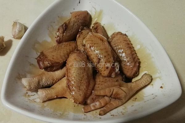 卤鸡翅鸡爪的做法图解4