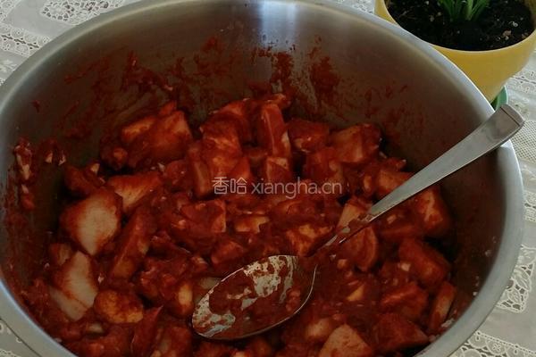 自制辣白菜 的做法图解4