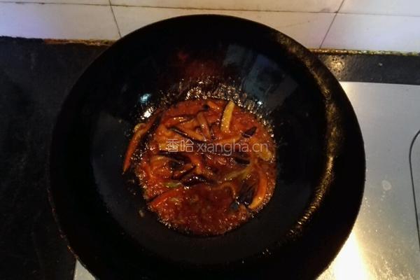 酱茄条的做法图解6