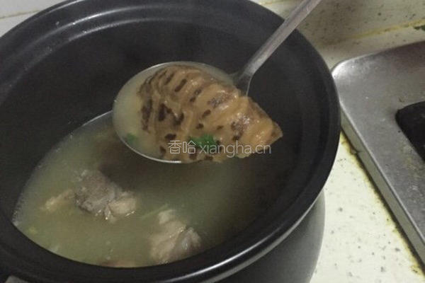 花菇营养高汤焗海参的做法图解1