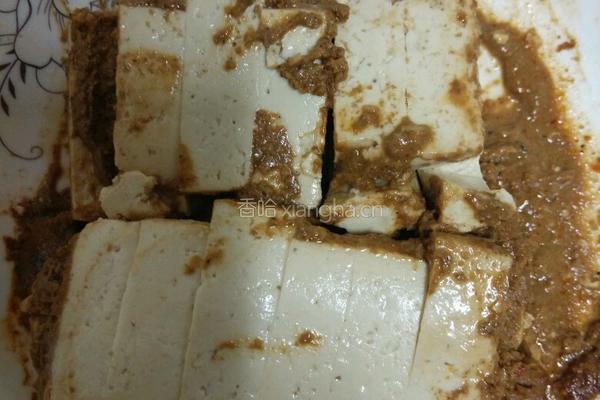 芝麻酱肉末豆腐的做法图解1