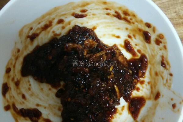 芝麻酱肉末豆腐的做法图解2
