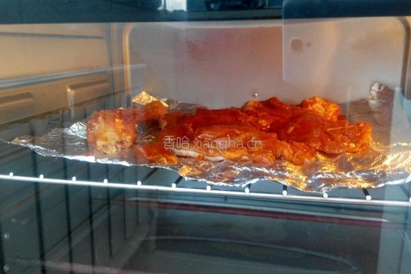 奥尔良鸡腿堡的做法图解4