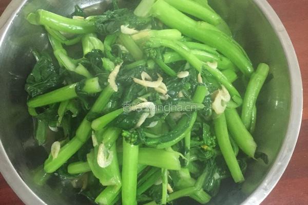 清炒青菜心的做法图解8