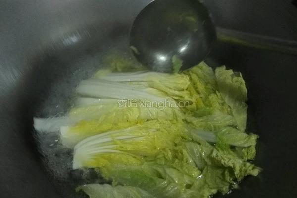 蒜蓉粉丝娃娃菜的做法图解3
