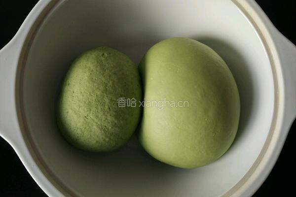 绿色面团的做法图解4