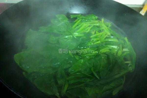黑米菠菜米糊的做法图解2
