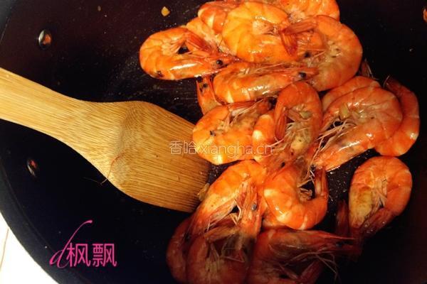 家常香炒虾的做法图解8