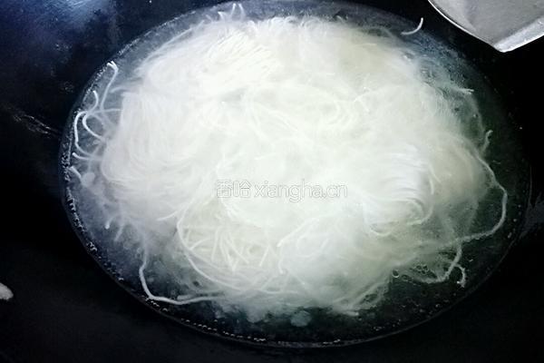 青菜肉沫面的做法图解3
