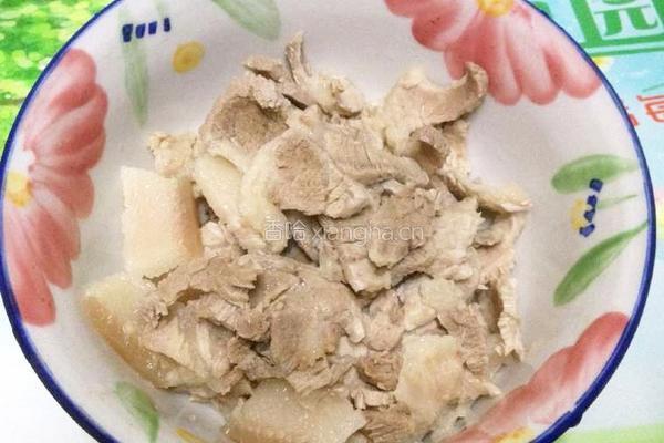 小炒肉的做法图解3