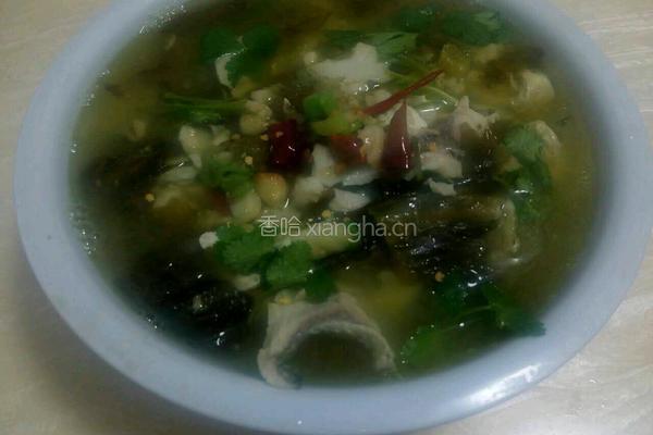 酸菜鱼的做法图解9