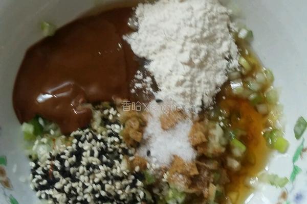 麻酱葱花饼的做法图解3