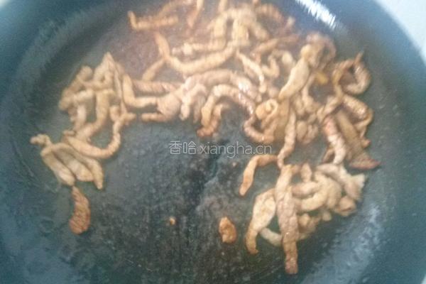 茭白肉丝的做法图解4