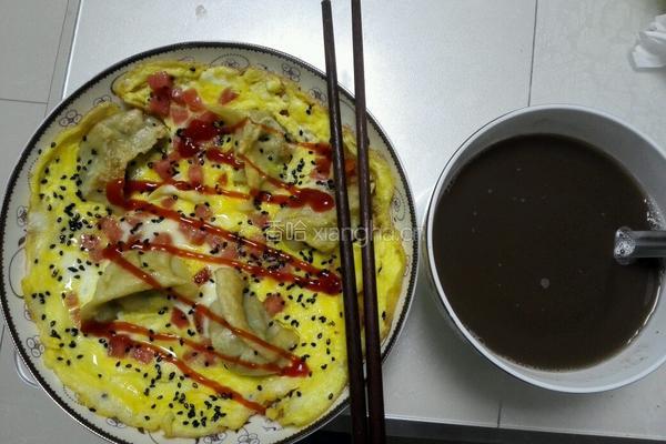 蛋煎饺的做法图解6
