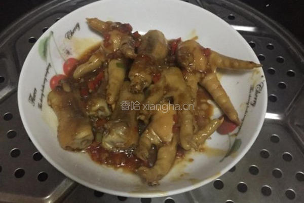 广式鼓汁蒸凤爪的做法图解5