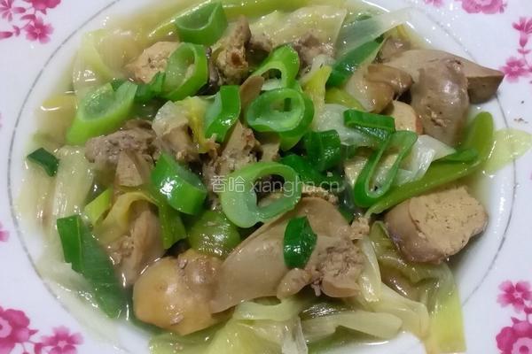 葱爆鸡肝