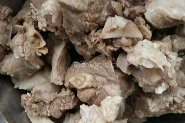 清炖羊肉的做法图解2