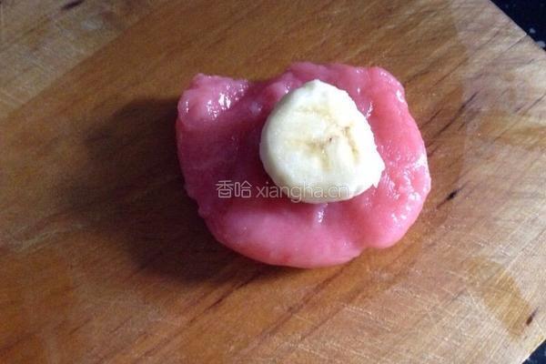樱花香蕉糯米滋（改良版）的做法图解9