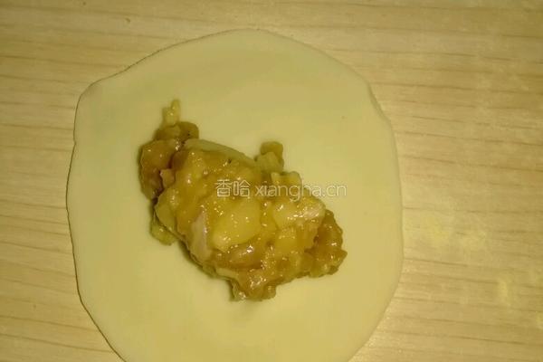 莲藕猪肉煎饺的做法图解6
