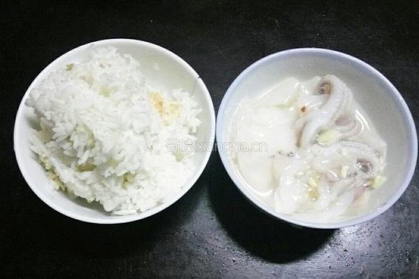 章鱼炒饭的做法图解3