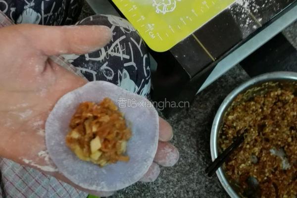 挤饺的包法的做法图解1