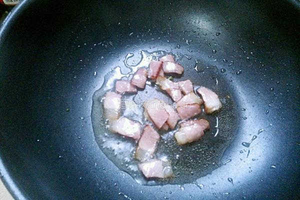 腊肉小炒四季豆的做法图解6