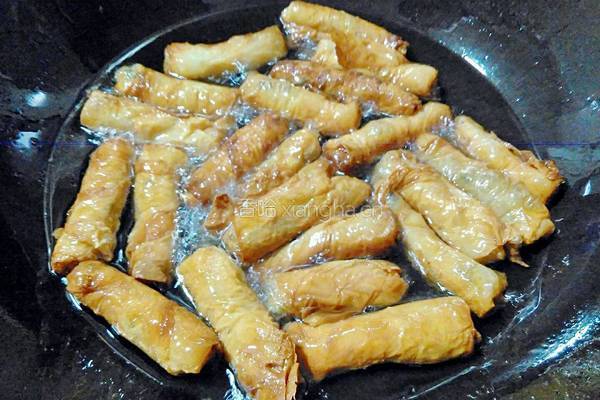 黄金豆皮卷的做法图解11