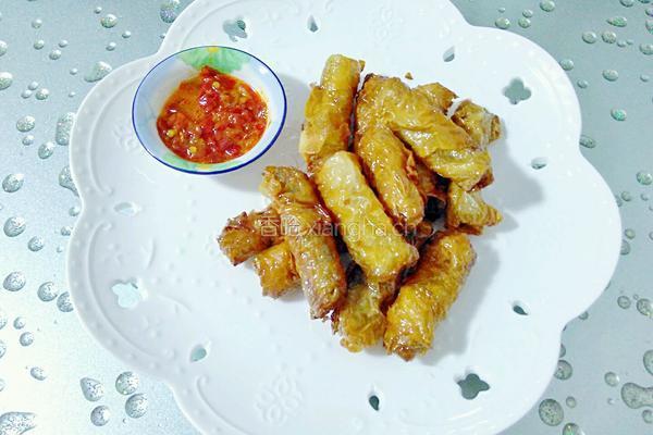 黄金豆皮卷的做法图解14