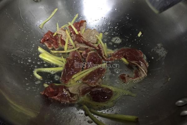 菜椒炒牛肉的做法图解4