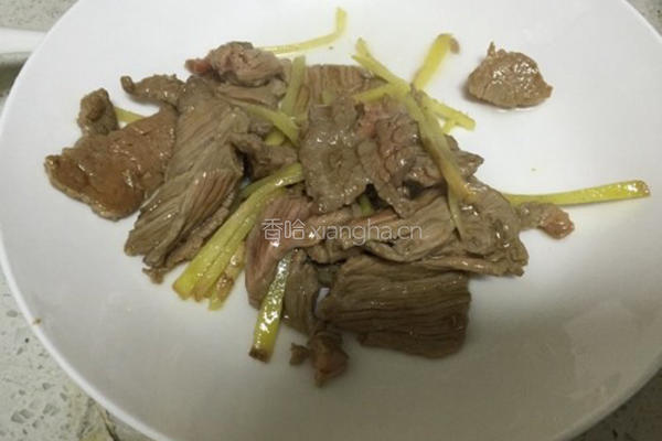 菜椒炒牛肉的做法图解6