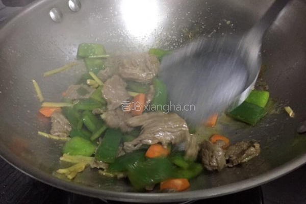 菜椒炒牛肉的做法图解11