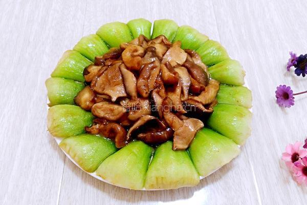 香菇炒油菜的做法图解7