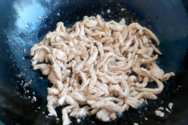 鸡丝豌豆的做法图解6