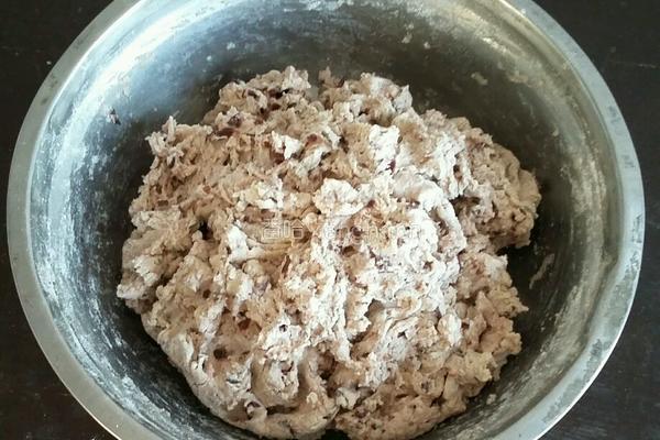 红豆豆渣饼的做法图解3