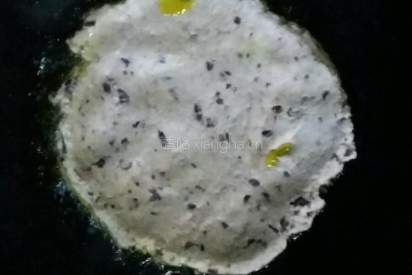红豆豆渣饼的做法图解5