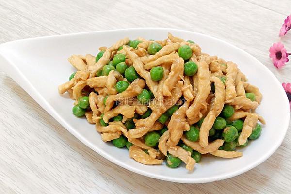 鸡丝豌豆的做法图解8