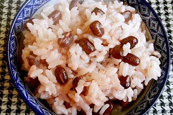 红豆米饭的做法图解5