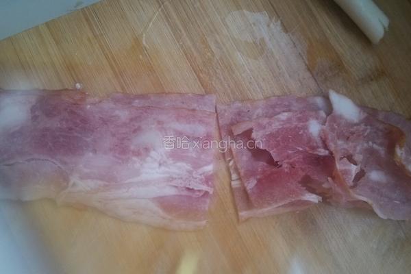 培根金针菇卷的做法图解2