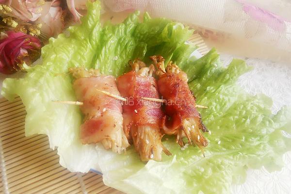 培根金针菇卷的做法图解9