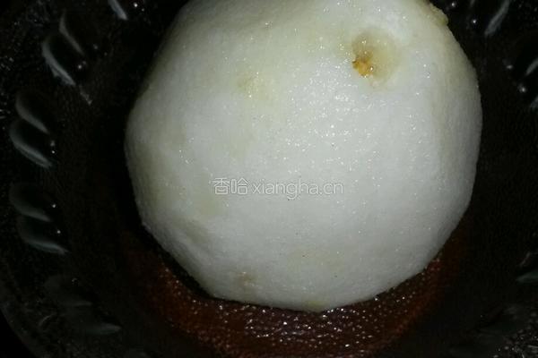 冰糖红枣炖雪梨的做法图解2